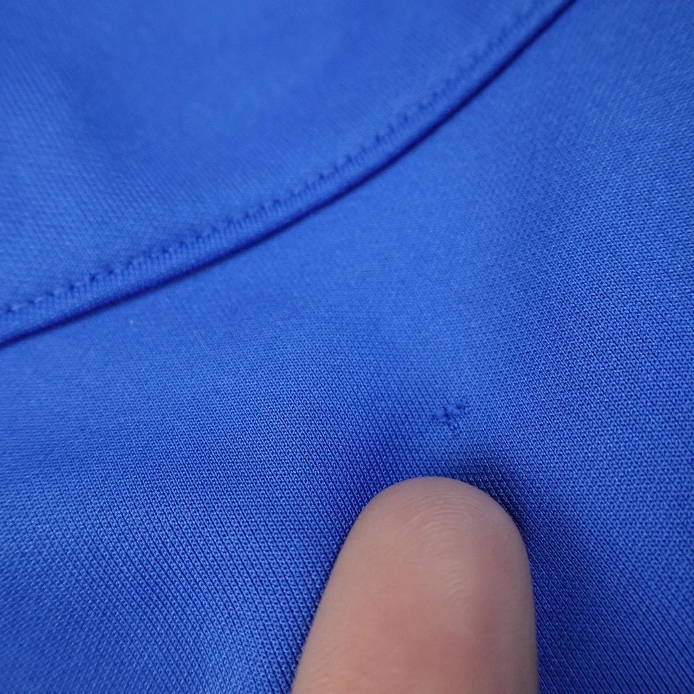 Nike Jacket Mens L Blue Dri FIT Full Zip Dry Park Track Soccer Training Coat Top